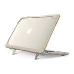 Coque pour Macbook Pro 16 2019 Protection Intégrale Rigide Contour Souple Beige