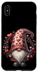 iPhone XS Max Love Gnome Valentines Day Wreath For Her With Cute Hearts Case