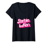 Womens Barbie T-Shirt Barbie & Ken, Many Sizes + Colours V-Neck T-Shirt