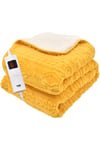 Electric Heated Throw Fleece Blanket 160 x 130cm