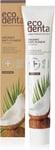 Ecodenta Organic Toothpaste Whitening, Fluoride Free Toothpaste with Coconut Oil