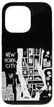 Coque pour iPhone 13 Pro Profitez de New York City The Big Apple Street Food Doodles Map