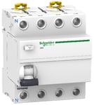 SCHNEIDER ELECTRIC ACTI 9 IIDK VIKAVIRTAKYTKIN, 4-NAPAINEN, 3P+N, 40A, 30MA, A-TYYPPI (A9R90440)