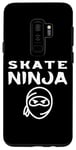 Coque pour Galaxy S9+ Skate Ninja Skateboarding Skater Skateboarder Patinage sur glace