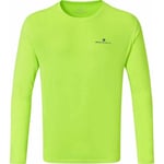 Ronhill Core Mens Running Top Yellow Long Sleeve Base Layer Run Lightweight