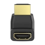 Adapter HDMI 90 Degree Gold Black