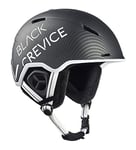 Black Crevice Casque de Ski Vail I Antichoc au Design Sportif en différentes Couleurs I Casque de Ski Hommes & Femmes I Casque de Snowboard I Casque de (M, Mat Noir Carbone/Blanc)