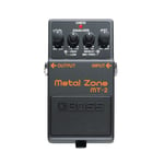 Pédale Metal Zone MT-2 BOSS, une large gamme de sons de distorsion avec EQ trois bandes et un fort Sustain