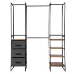 Armoire Dressing Modulable "Nea" 198cm Noir