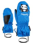 Ziener Le Zoo Minis Moufle de Ski Mixte Enfant, Persian Blue, FR : M (Taille Fabricant : 92 cm)