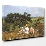 Big Box Art William Merritt Chase The Fairytale Canvas Wall Art Print Ready to Hang Picture, 30 x 20 Inch (76 x 50 cm), Multi-Coloured