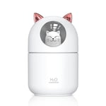 Diffuseur d'air sans fil USB,humidificateur d'huiles essentielles,brumisateur d'arômes,batterie électrique aste,plantes,voiture,maison,300ml - Type White 300ML USB