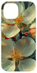 Coque pour iPhone 14 Motif fleur de pommier Cottagecore