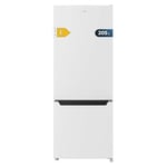 Cecotec Réfrigérateur de deux portes Bolero CoolMarket Combi 205 DF White E. Réfrigérateur blanc, 117L, 169 cm de haut, Dégivrage, classe E, avec mode Fast Cooling.