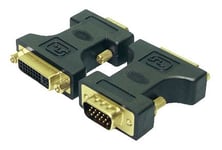 LogiLink DVI Adapter DVI-I > HD DSUB Bu/St