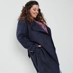 MODAVISTA - trench droit modavista bleu marine femme grande taille