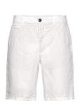 Mango Slim-Fit 100% Linen Bermuda Shorts Vit