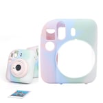 (Light Pink Purple Blue Green White)Protective Case For Instax Mini 12 Instant