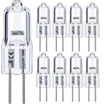 10-Pack - G4 Halogenlampor / Stiftlampor - Varmvit - Halogen WarmWhite 10W