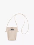 Longchamp Le Roseau Leather Phone Pouch