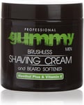 Gummy Brushless Shaving Cream Beard Softener Menthol Plus Vitamin E 500ml