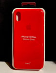 Apple iPhone XS Max Silicon Quality Case Red Genuine Cover Opened retail Box