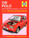Haynes Workshop manual VW Polo Hatchback bensin och diesel 1994 1999