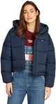 Tommy Jeans Women's Tjw Aspen Puffer Ext Dw0dw18841 Puffer Jacket, Blue (Dark Night Navy), L