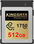 Cfexpress Type B 512Go Carte Mémoire, Jusqu'À 1750 Mo/S En Lecture, Enregistrement Vidéo Raw 8K 4K, Cf Express Memory Card Pour Appareil Photo[SDK201416]