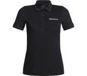 Logo W pikétröja Dam W Polo-BLACK L