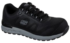 Skechers Mens Safety Shoes Trainers Bulklin Bragoo Lace Up black UK Size