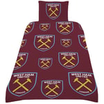 West Ham United FC - Single Duvet Set - New Bedding - S300z