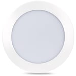 Spot led encastrable extra-plat 12W - cct - Coupe ø 155mm - 3 - Blanc