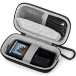Yinke Case for AGPTEK 2.4"& AiMoonsa & TIMMKOO & Supereye MP3 Player &Voice Recorder & Olympus Dictaphone Voice Recorder, Travel Carrying Storage Bag (Gray)
