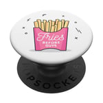 Fries Before Guys Phone Accessories Feminist Girl Power Gift PopSockets PopGrip: Swappable Grip for Phones & Tablets PopSockets Adhesive PopGrip