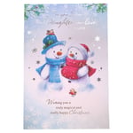 Son and Daughter- in-law Christmas Card With love Brand Simon Elvin