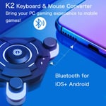 Pubg Mobile Gamepad Controller Gaming Keyboard Mouse Converter C Multi-color K2 Converter+k15keyboard+003mouse