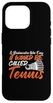 Coque pour iPhone 16 Pro Jeu d'amour pour joueur de badminton