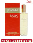 JOVAN MUSK FOR WOMAN EAU DE COLOGNE EDC 96ML SPRAY FOR HER - NEXT DAY DELIVERY