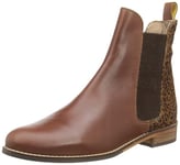 Joules Women's WESTBOURNE Ankle Boot, Ocelot, 4 UK