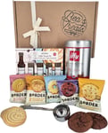 Ground Coffee and Syrup Hamper Bundle With illy Ground Coffee 250g, Monin...