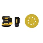 DEWALT DCW210N-XJ Cordless Sander 18V XR Brushless 125mm Bare Unit + Suitable Power Tool Accessory