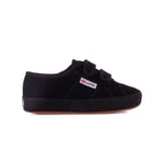 Superga Childrens Unisex Childrens/Kids 2750 Easylite Touch Fastening Trainers (Full Black) - Size UK 10 Kids