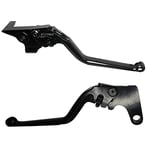 ACCOSSATO Paire de leviers noirs pour Yamaha Fz1 Fazer de 2006 à 2015 (CC 1000)