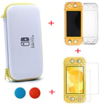 Étui De Protection Rigide Pour Console Nintendo Switch Lite,Étui De Tran,Rangement,Accessoire De Jeu - Type Yellow Set1