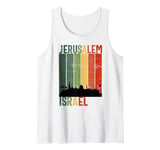 Jerusalem Israel Skyline Jewish Israeli Souvenir Women Men Tank Top