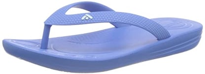 Fitflop Unisex Kids Iqushion Kids Ergonomic Flip-flops Flip Flop, Rocket Blue, 2 UK Child