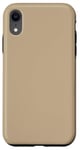 Coque pour iPhone XR Coque beige kaki