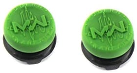 GGZone 2Pcs Hand Grip Extenders Caps for PS4 Controller FPS Thumb Grips High-Rise Covers (green)