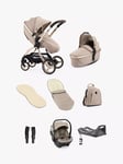 egg3 Pushchair, Carrycot & Accessories with Egg Shell Car Seat and Base Luxury Bundle